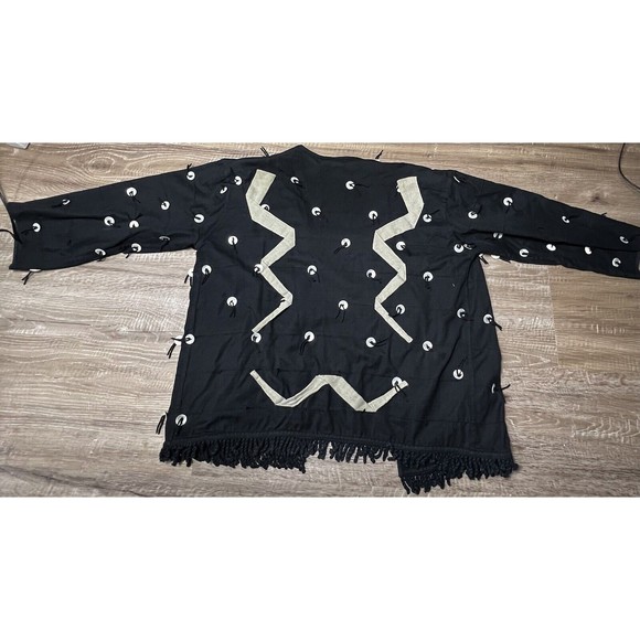 Womens Vtg Yak Magik Hippie/Boho Style Open Jacket With Embellishments Size M - Picture 6 of 6
